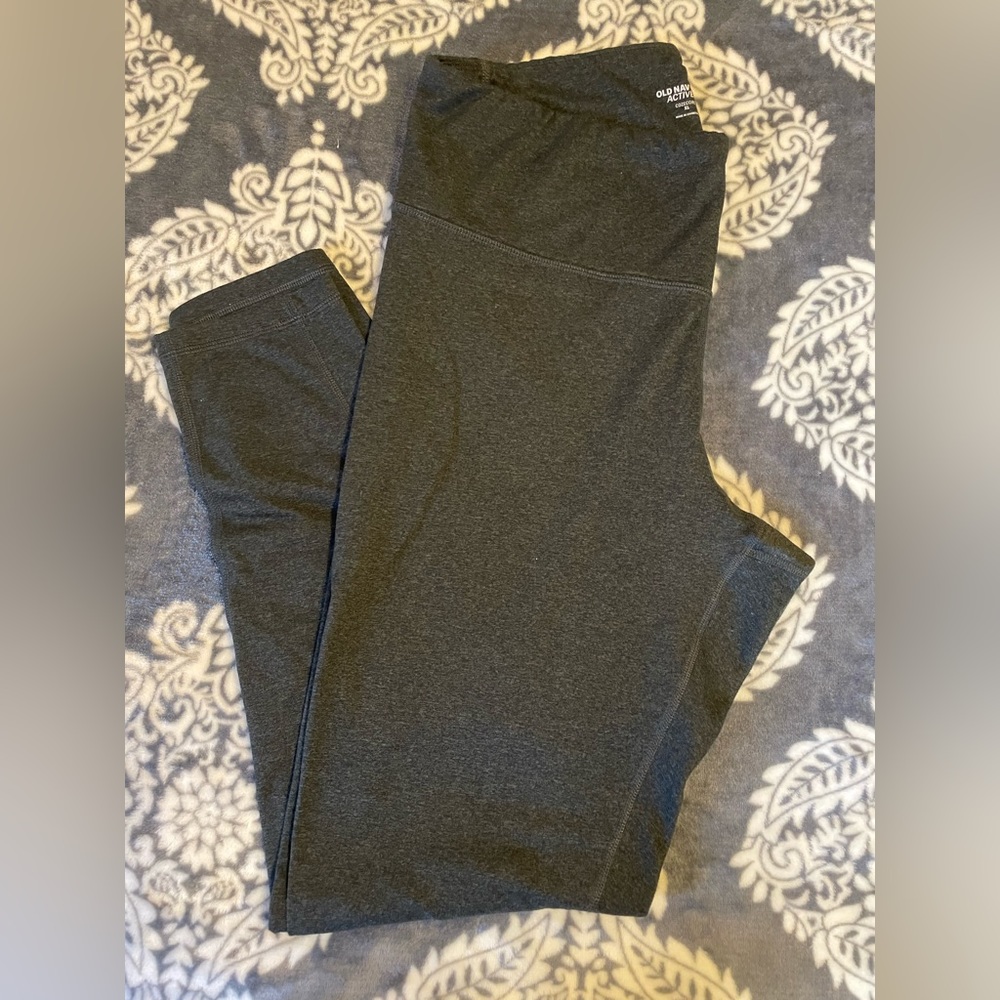 Old Navy CozeCore XL olive green heathered leggings